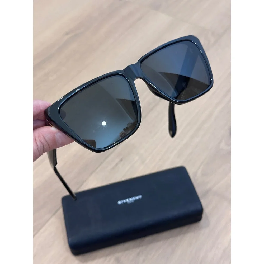 Givenchy GV 7002/S D28E5 Black Square Sunglasses Optyl 58-14-145 Women Designer